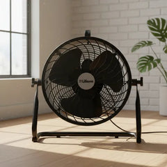 Ventilador Turbo Liliana Vthd16n 3 Aspas Piso Pared Techo 40.64 Cm 50hz/60hz Negro Negro Metal 3