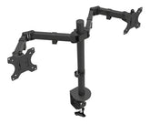 Soporte Escritorio Doble Brazo Con Base Onebox Lcd-23 Cta Color Negro