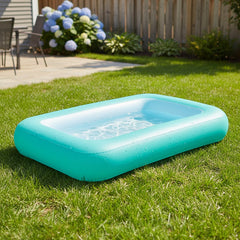 Pileta Rectangular Para Bebe Bestway 51115 De 165x104x25cm Verde Claro