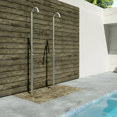 Griferia Ducha Para Exterior Fv 0320.01-ai Arena Acero Inox