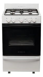 Cocina A Gas Orbis 858bc4 Blanca Con Visor Y 4 Hornallas Color Blanco