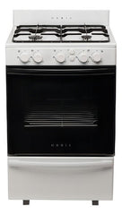 Cocina A Gas Orbis 858bc4 Blanca Con Visor Y 4 Hornallas Color Blanco