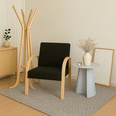 Combo Sillon De 1 Cuerpo Tm A5641 + Perchero Natural Tm Marrón Liso