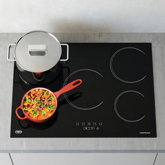 Anafe Eléctrico - Tst Vitro V Color Negro - 5 Hornallas