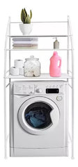 Estanteria Organizador Baño Lavarropas 3niveles Metal Blanco Blanco