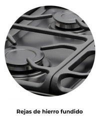 Anafe A Gas Longvie A6600gf Grafito Encendido Una Mano Color Negro
