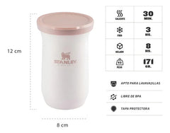 Mate Terere Clasico Stanley 200ml Color Rosa Pálido