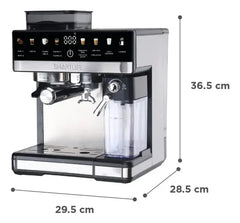 Cafetera Smartlife Expresso Digital Con Molinillo Ecgdm5750 Inox / Negro