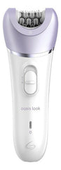 Depiladora Inalambrica Gama Oasis Look Usb 2v Humedo Seco Ct Color Blanco/violeta