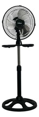 Ventilador De Pie Pared Turbo 3 En 1 Liliana Vp10m 60w 25.4 Cm Negro 3