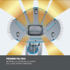 Barrefondo Inalámbrico Philco Velocidad Turbo 3 Niveles De Filtrado