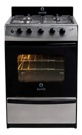 Cocina A Gas Escorial Master Style Acero Inox 4 Hornallas Acero Inoxidable