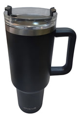 Vaso Térmico Acero Inox Vivendi Negro De 1200 Ml C/sorbete Negro Lisa
