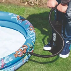 Inflador Manual Bote Pileta Colchon Inflable Bestway 62030 Negro