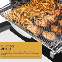 Horno Eléctrico Empotrable Vondom Tnc60mib Airfryer De 60 Cm Negro