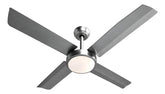 Ventilador Techo Liliana Vthi704r 4 Aspas Control Remoto Led 1.2 M 50 Hz X 60 Hz Acero Inoxidable Acero Inoxidable Acero Inoxidable 4