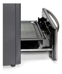 Cocina A Gas Longvie 21501xt 56cm Inox Grill Eléctrico Color Acero Inoxidable