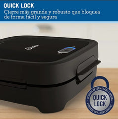 Sandwichera Electrica Oster Ckstsm400 750w Compacta Negro