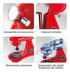 Batidora De Pie Pastalinda Cucina Planetaria Crema Crema 50-60hz 50 Hz X 60 Hz