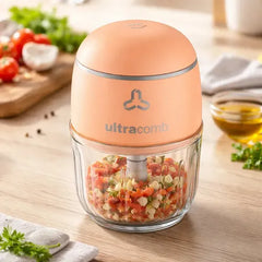 Procesadora Ultracomb Pc-6802 200w 300ml 6 Cuchillas Acero Inox Bold De Vidrio