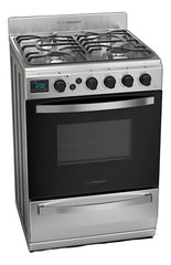 Cocina Ormay Evo Acero 4 Hornallas Timer Digital Modelo Color Gris