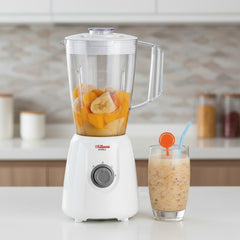 Licuadora Liliana Al100 Whitelic Con Jarra Plastica 1,5l Blanco