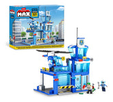 Bloques Max Estacion De Policia City Police 321 Piezas Zuru Versión Del Personaje Estacion De Policias