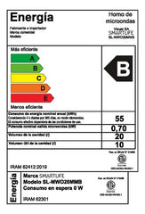 Microondas Smartlife Mecanico Sl-mwo20mmb Negro 20l