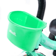 Triciclo Con Manija & Canasto Bebesit Sl1701a Verde H30k Css Verde