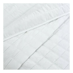 Cubrecama Kavanagh Twin Bicolor Funda Blanco Gris 160 X 230 Lisa