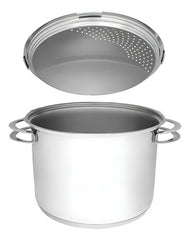 Olla Tramontina Solar Acero 24cm Spagheti Pastas Samihome Color Plateado