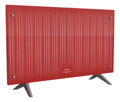 Calefactor Eléctrico Vitroconvector Plano Peabody Pe-vc20rr 2000w Color Rojo