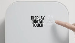 Caloventor De Vidrio Split Pared Liliana Cwd960 Smartheat - Blanco