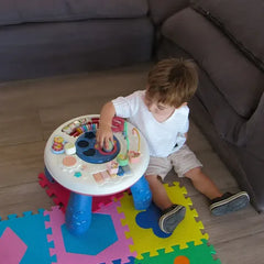 Mesa De Actividades Didactica Ludica Para Bebes Bebesit 2006 Color Azul Claro