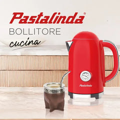 Pava Eléctrica Pastalinda Cucina Bollitore Roja Rojo
