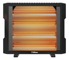 Calefactor Halógeno Liliana Infratec Ci650 Negro Con Protección Por Sobrecarga