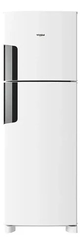 Heladera Whirlpool Inverter No Frost Top Freezer 407/386 Lts Inoxidable - Blanco