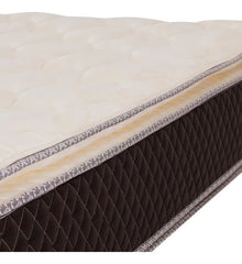 Colchón 2 Plazas De Espuma Cannon Espuma Exclusive Beige Y Marrón 140cm X 190cm X 29cm Con Doble Pillow Top