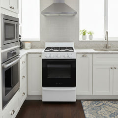 Cocina A Gas Orbis 838bc4 Encendido Manual 3 Niveles Coccion Blanco