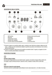 Freidora De Aire Yelmo Fr-7309 Digital 5 Litros 1400w Dig Violeta