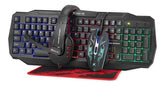 Kit De Teclado Y Mouse Gamer Xtrike Me Cm-406 Inglés Us De Color