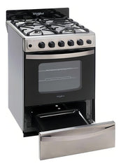 Cocina Whirlpool Multigas 56 Cm Inox Wfx57di