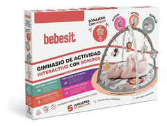 Gimnasio Para Bebes Bebesit 5010rf Actividades Redondo Globo Blanco