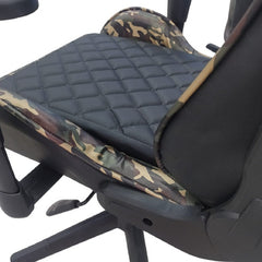 Silla Oficina Gamer Xbox Playstation Color Negro Camuflado Negro Cuero Sintético