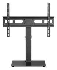 Soporte Pie Vidrio Para Smart Tv 37 A 75 Con Vesa Regulable Negro