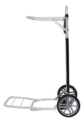 Carrito Playero Aluminio Playa Porta Reposeras Sombrilla Bel Negro