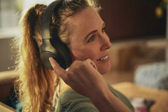 Auriculares Philips Bluetooth Tah8507bk/00 Pc 55hs Gamer Color Negro