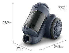 Aspiradora Abs05 Sin Bolsa Electrolux 1500w Ciclónica Y Filtro Azul
