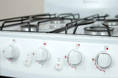 Cocina A Gas Escorial Palace Cristal Blanca Blanco