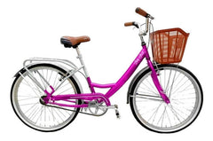 Bicicleta Stark Full Lady 6080 Rodado 26 Fucsia Blanco Rosa